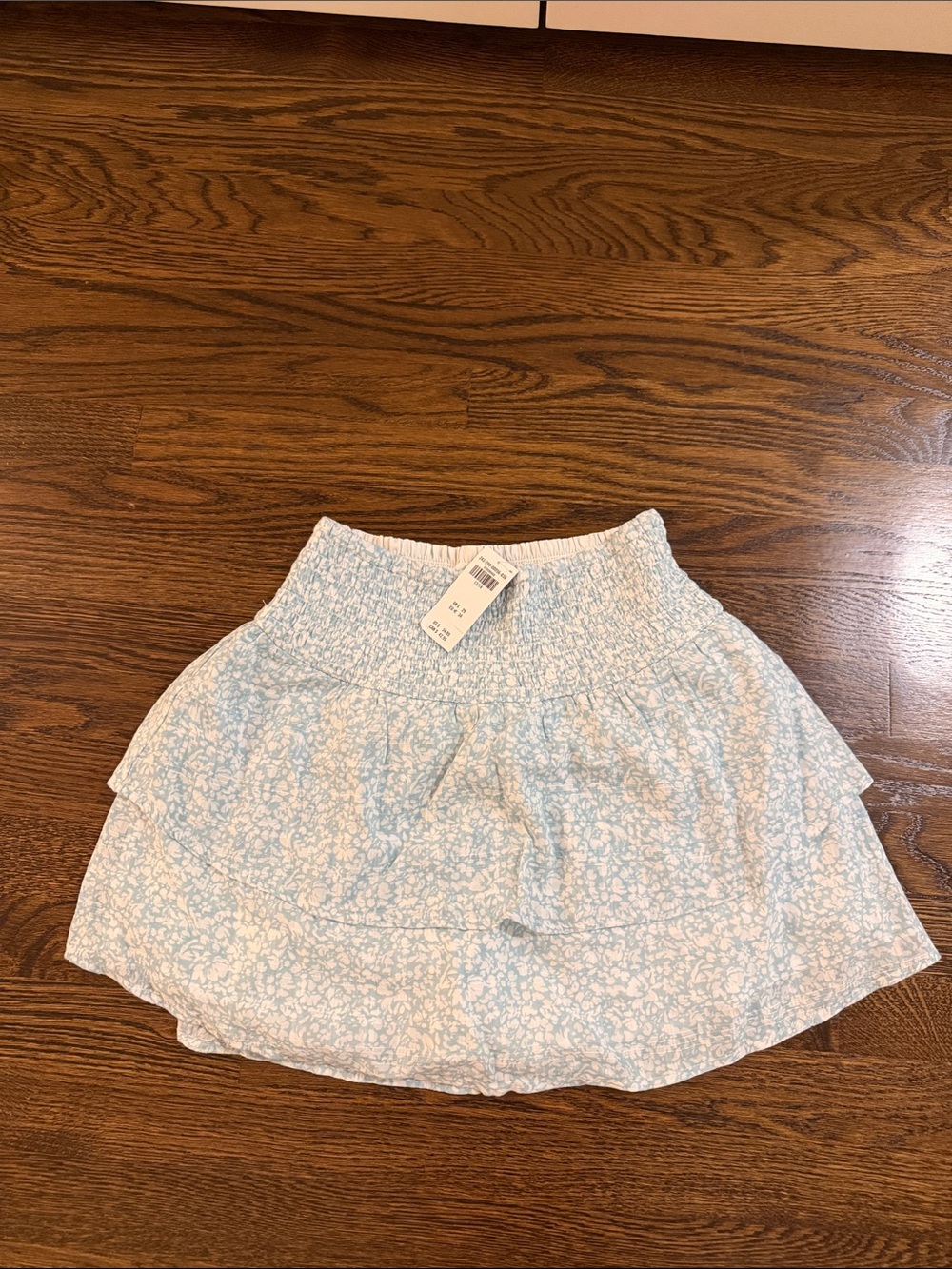 Abercrombie Kids light green floral skirt